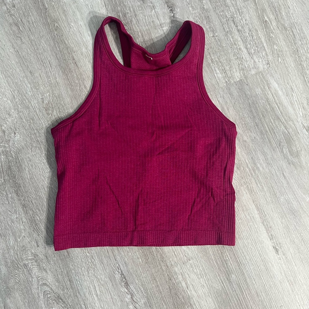 lululemon athletica Burgundy Tank Top